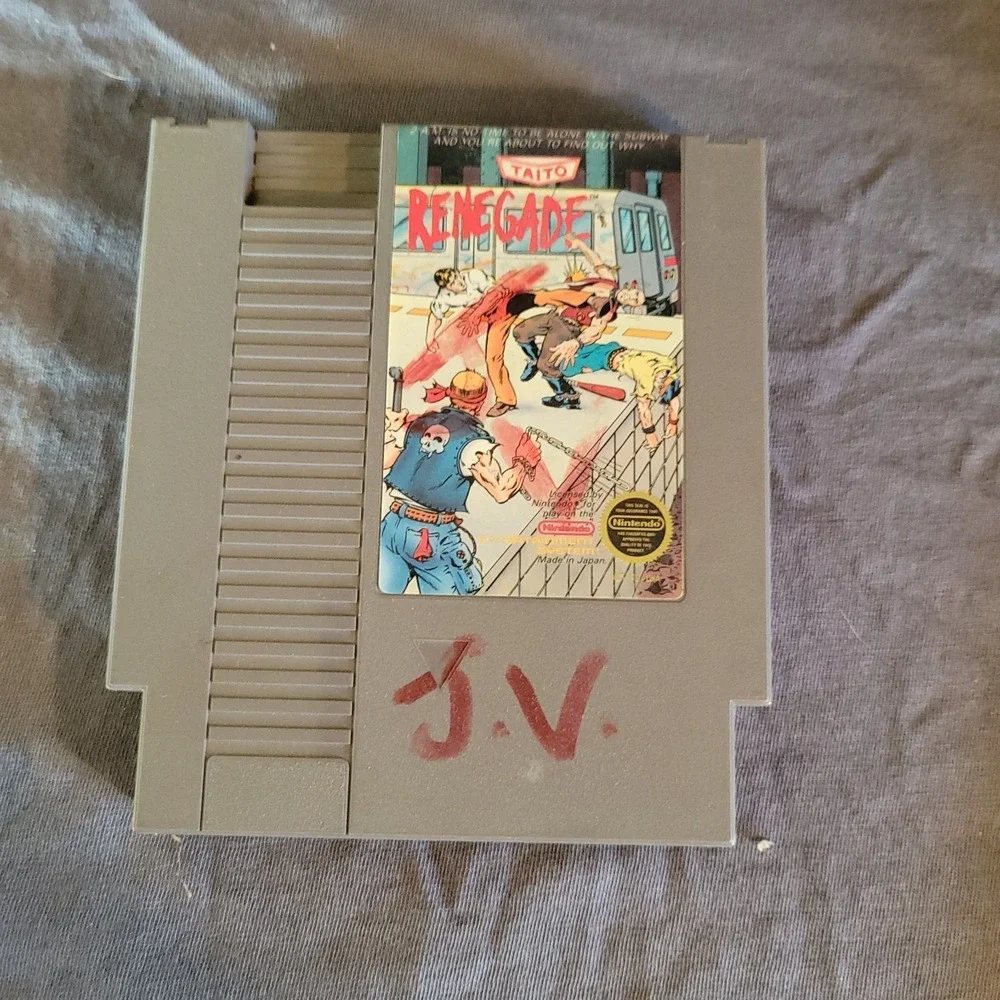 Renegade (Nintendo NES) Video Game Cartridge Only 1987 Fighting Video Game
